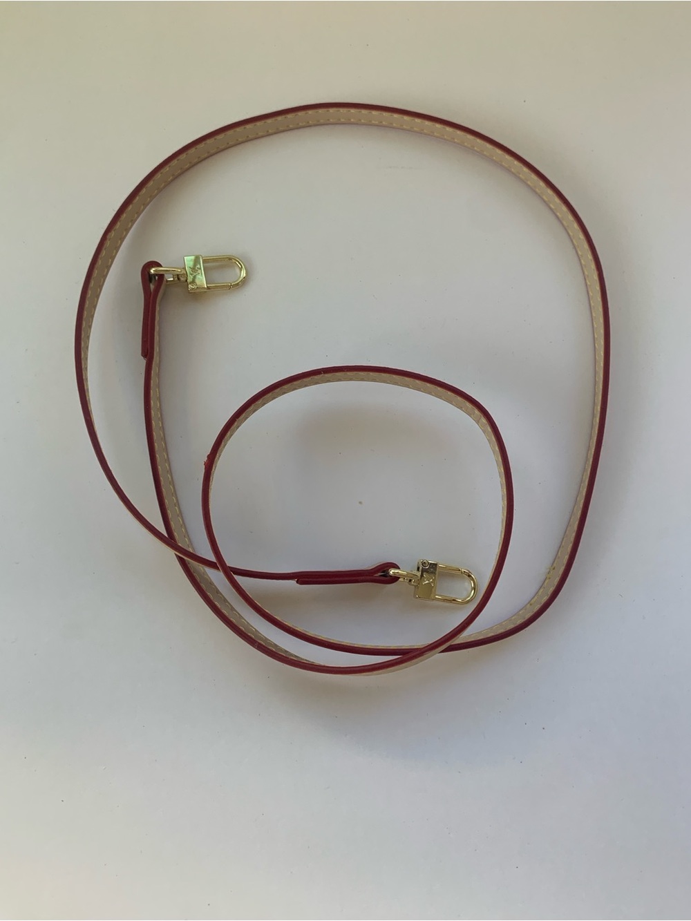 Louis Vuitton Crossbody Strap with Gold Hardware New